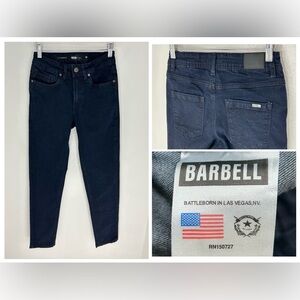Barbell Apparel Mens Size 28 Slim Athletic Fit Stretch Denim‎ Jeans 26x29 USA